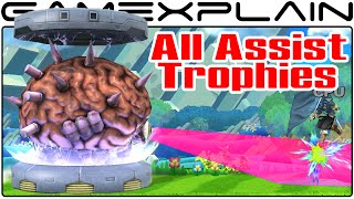 All Assist Trophies in Smash Bros Wii U
