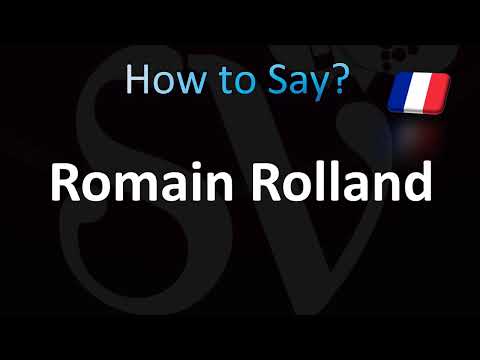 How to Pronounce Romain Rolland (French)