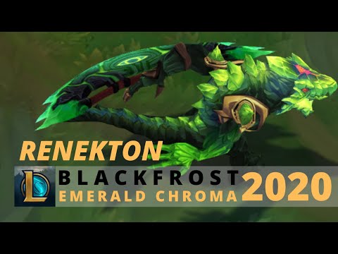Blackfrost Renekton Emerald Chroma 2020 - League Of Legends