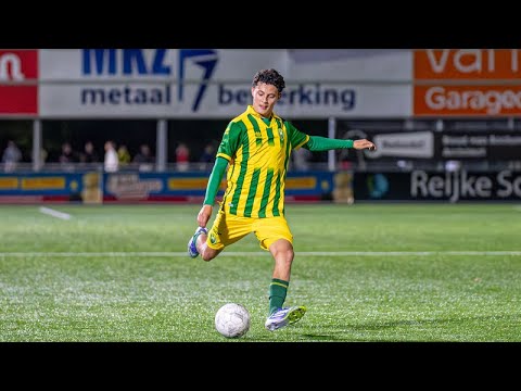 Highlights of Andi Zaplluzhani, player of Ado Den Haag U21, still 18 years old.