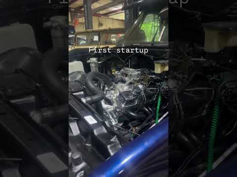 Hp 36 383 stroker from atk engines, open short tube headers first startup.