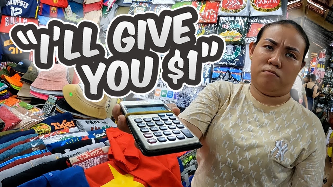 A traveler embarks on an exploration of Ben Thanh Market.