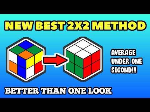 *NEW BEST 2X2 METHOD* | Method Overview (Full Method In Pinned Comment) | Better Than 1-LOOK!!!