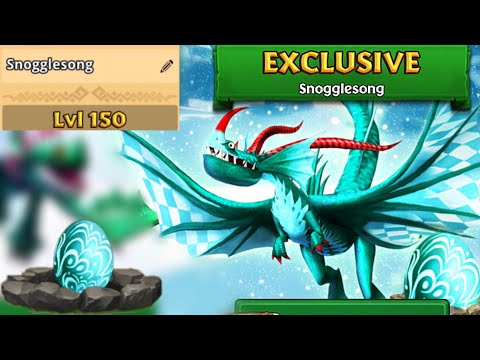 Snogglesong Max Level 150 Titan Mode - Exclusive Slithersong - Dragons:Rise of Berk