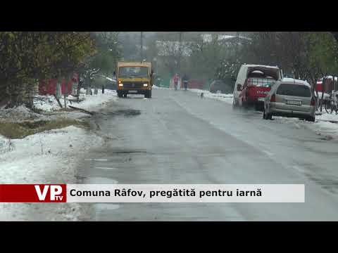 Comuna Râfov, pregătită pentru iarnă