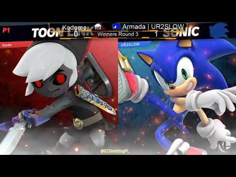 ECG Weekly 2/8/2020 - Winners Round 3 - Kodomo(Toon Link) Vs Armada | UR2SLOW(Sonic) - SSBU