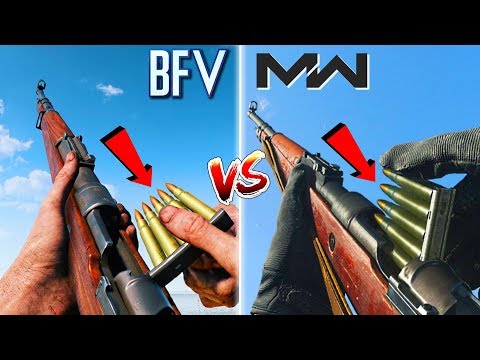 Details in Battlefield 5 vs Details in Modern Warfare (WHO WON?)