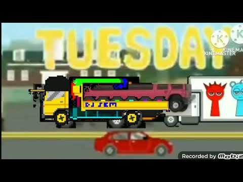 Days of The Week With Vehicles 6.0 @D.DudeandC.Moldude Make 7.0