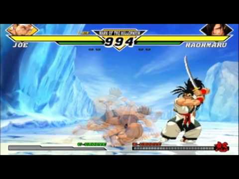 [CVS2] The Red Cyclone (Joe) Vs. Scrub Made (Vega-Haohmaru) - 9-29-12