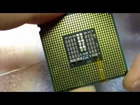 CPU socket 771 to 775 motherboard Adapter attached