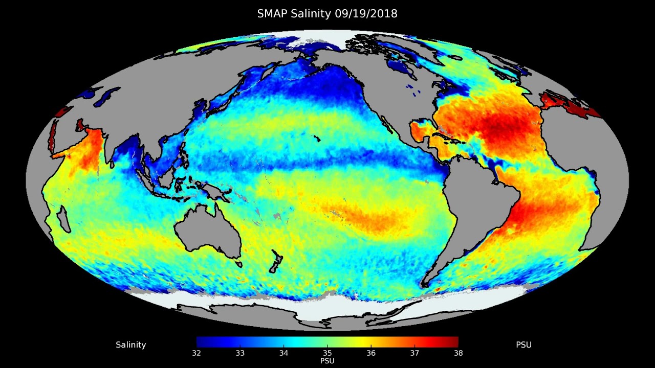 SMAP Sea Surface Salinity