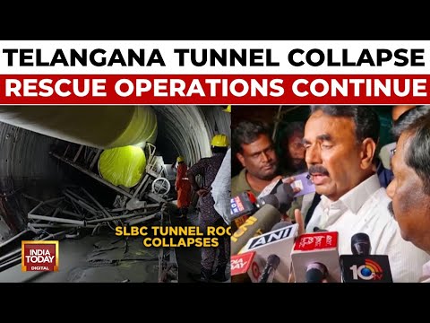 Rescue Efforts Continue For 8 Workers Trapped In Telangana Tunnel | India Today