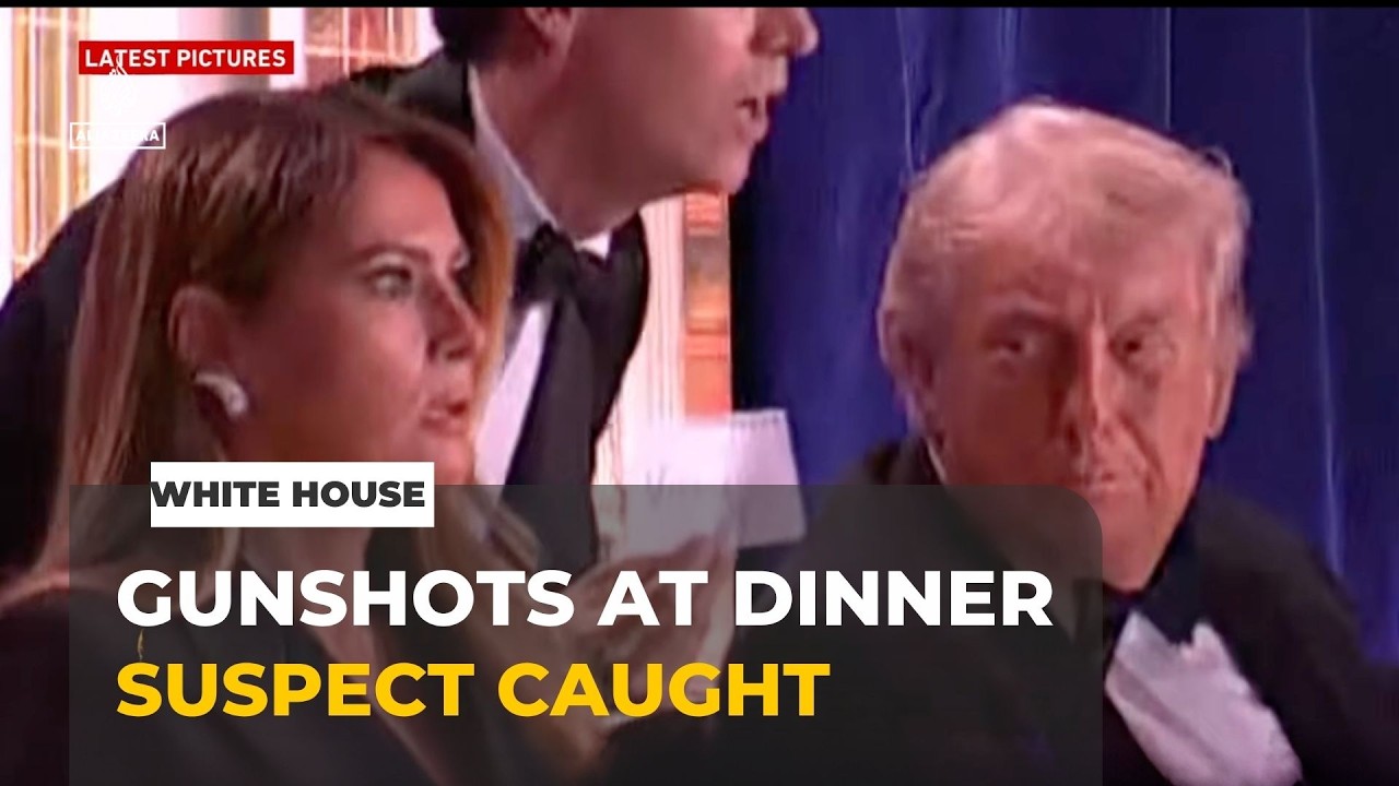 Shots Fired At White House Correspondents’ Dinner | Trump Evacuated, Suspect In Custody