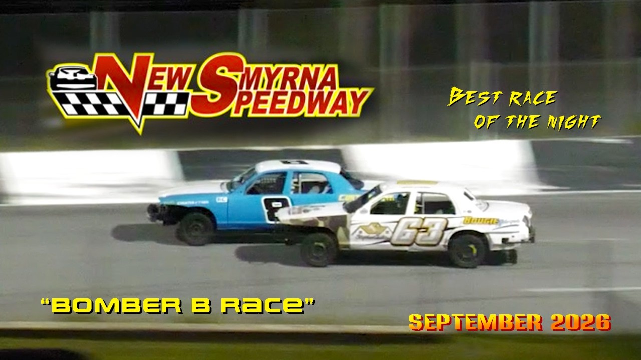 Bomber B Crown Vic Race at New Smyrna Speedway