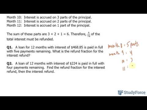 The Rule of 78 Explained