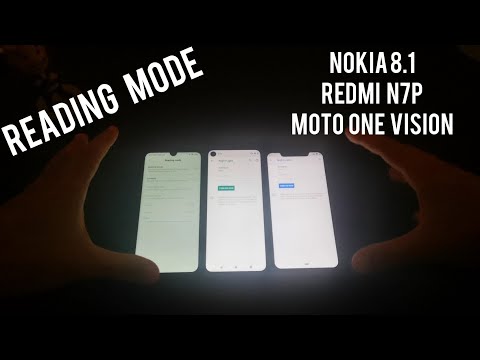 Reading mode faceoff : Nokia 8.1 vs Redmi Note 7 Pro vs Motorola One Vision #readingmode #Nightlight