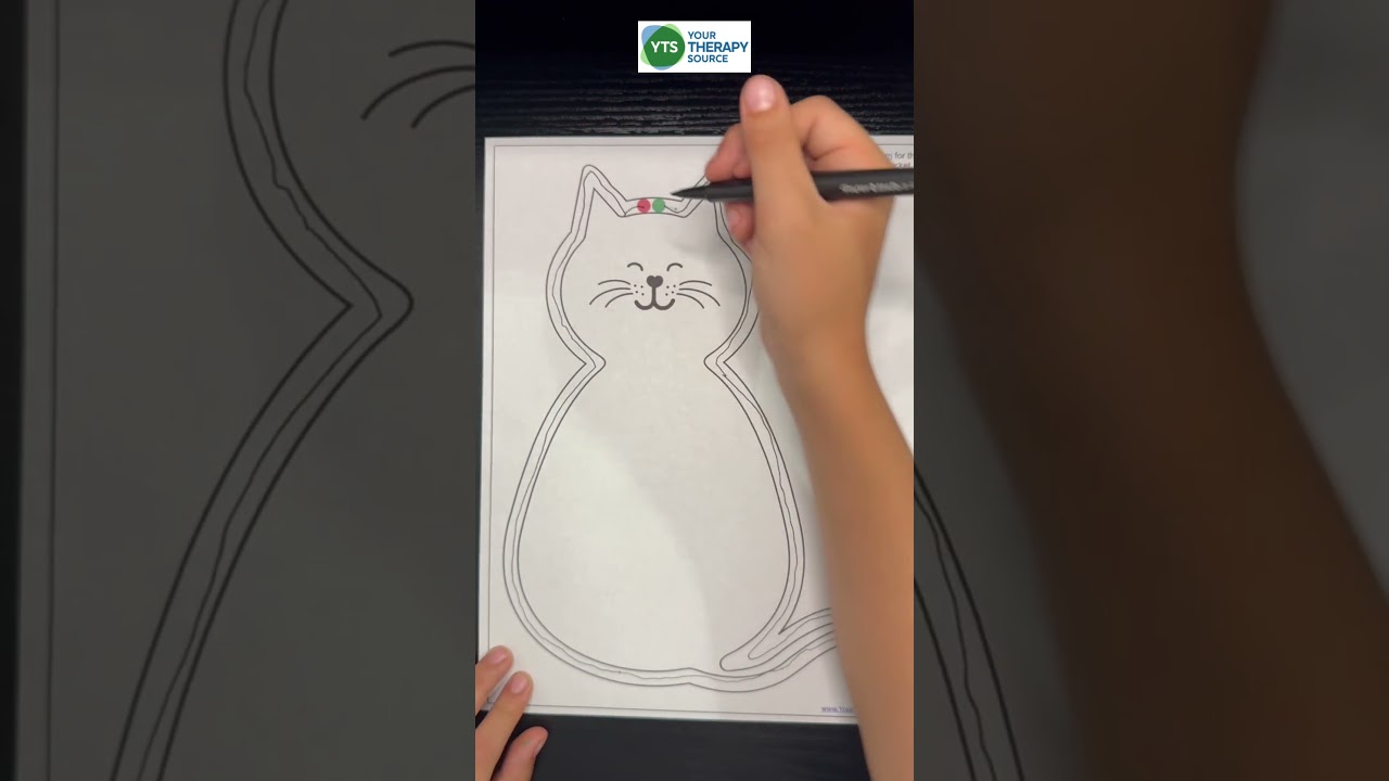 Simple Shape Drawings Freebie from Your Therapy Source