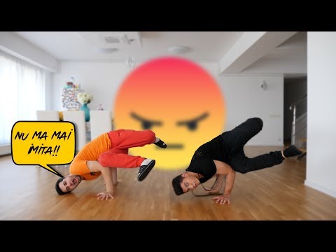 Imit gesturile lui Florentin Hriscu toată ziua! (S-a enervat rău...)