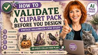 Validate Your Clipart Niche Before Designing — Step-by-Step Guide & Transcript