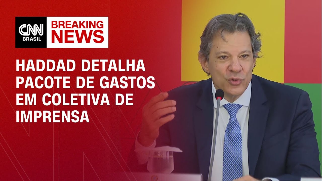 Haddad detalhe pacote de gastos em coletiva de imprensa | CNN NOVO DIA