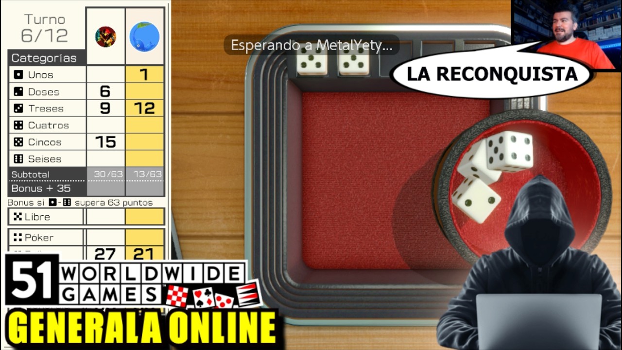 LA RECONQUISTA DEL SERVIDOR en la GENERALA... HEMOS VUELTO 🤣🎲 51 Worldwide Games (Switch / NSW2)