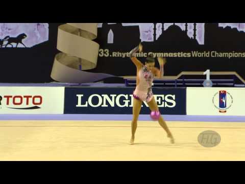HAMRIKOVA Nataly (CZE) - 2014 Rhythmic Worlds, Izmir (TUR) - Qualifications Ball