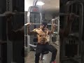 Digvijay Singh bodybuilder doing Lats Pull Down