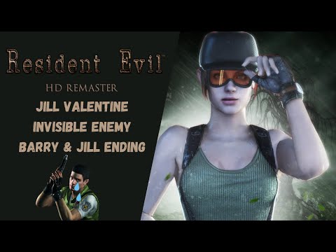 Resident Evil HD Remaster - Jill "Invisible Enemy" Mode %100 Walkthrough/Longplay (PS4)