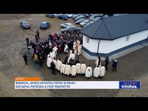 Biserica „Sfinții Apostoli Petru și Pavel” din satul Pietrosu a fost resfințită