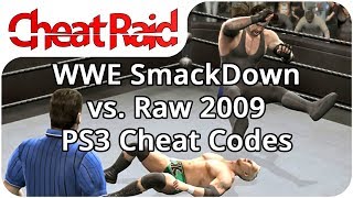 WWE SmackDown vs Raw 2009 Cheat Codes  PS3