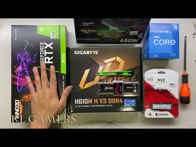 Vídeo relacionado con GIGABYTE H610M H V3 DDR4 Placa Base - Compatible con procesadores Intel Core 14th CPUs, 4+1+1 Hybrid Phases Digital VRM, up to 3200MHz DDR4, 1xPCIe 3.0 M.2, GbE LAN, USB 3.2 Gen 1
