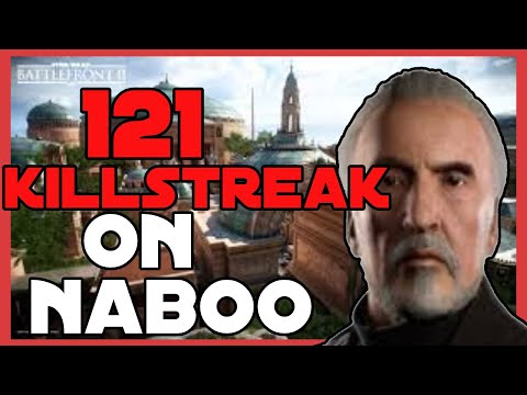 Star Wars Battlefront 2 Count Dooku 121 Killstreak (Naboo)