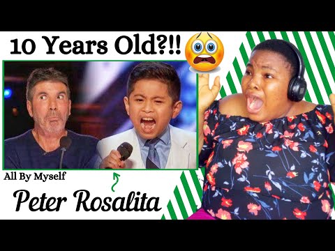 10-Year-Old Peter Rosalita SHOCKS The Judges With "All By Myself" - AGT 2021 REACTION