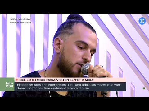 NEL·LO C i MISS RAISA cantant TOT en directe a la TV