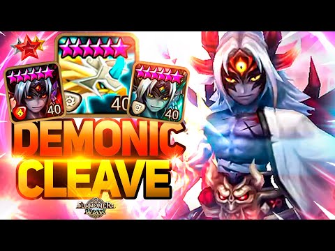 NO MERCY LD CLEAVE with ELUDIA and LUCIFER - Summoners War
