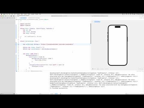 #100 SwiftUI - Handling Errors Using URLSession and Combine Publishers