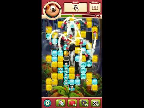 Toon Blast Level 8575 - NO BOOSTERS 🐻🐺🐱 | SKILLGAMING ✔️