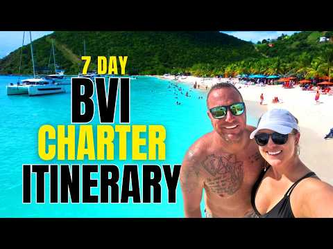 BVI sailing charter itinerary