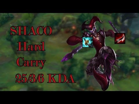 SHACO HARD CARRY IN PLATINUM WITH STORMRAZOR  - Patch 8.13 !