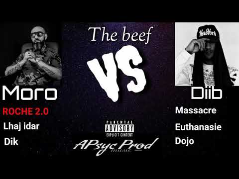 Diib vs moro #اقود بيف في تاريخ rap-2020