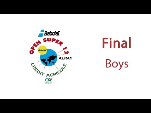Aristarkh SAFONOV (RUS) vs Jack PINNINGTON JONES (GBR) : Boys Final - Open Super 12 Auray Tennis