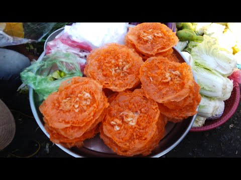 Walk Around Wet Market In Phnom Penh - Phoum Russey Morning Market Food View