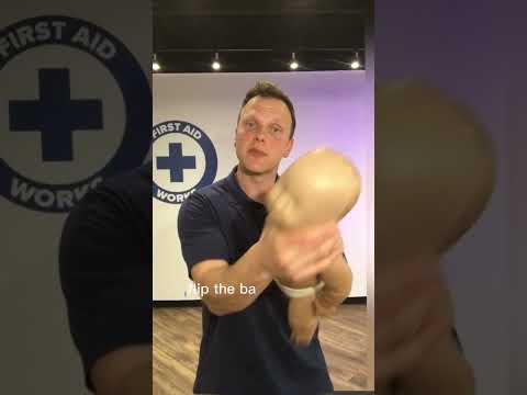 If your baby chokes on food, here’s what to do! #firstaid #cpr #firstaidcourses #canada