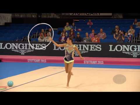 DIAZ ARNAL Karla (MEX) – 2015 Rhythmic Worlds, Stuttgart (GER), Qualifications Hoop