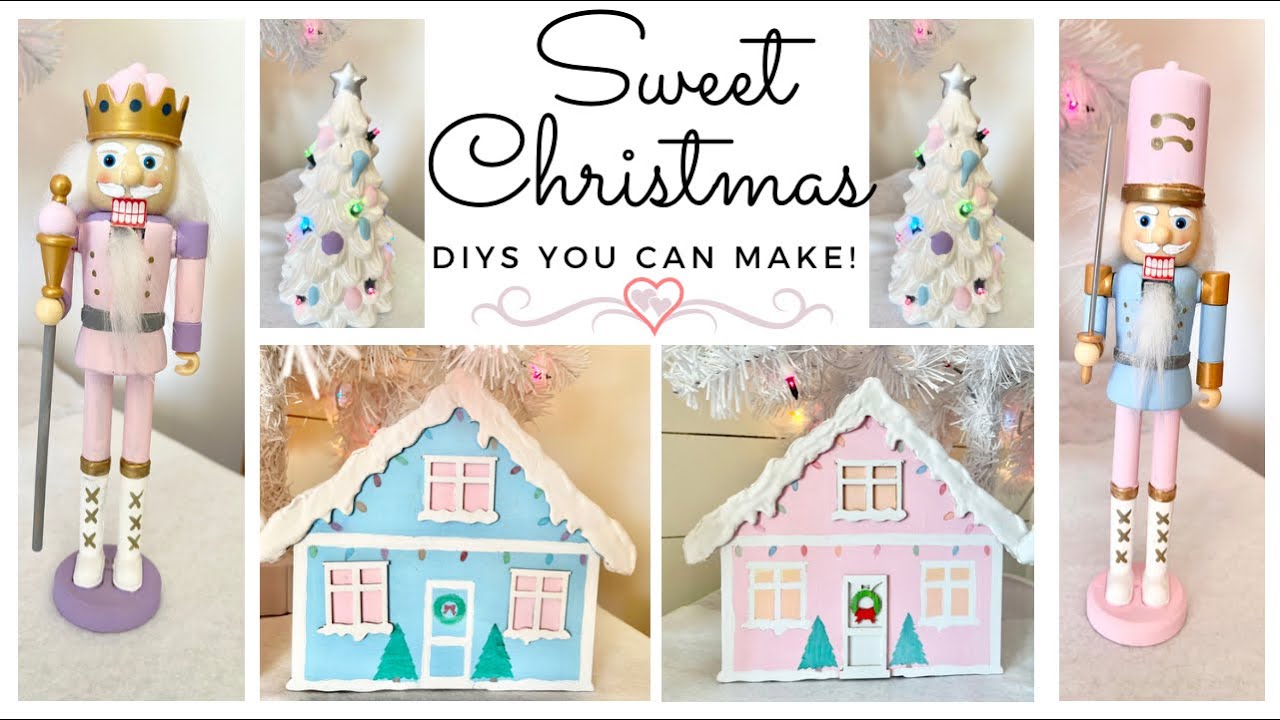 Dollar Tree Nutcracker Makeover and Gingerbread House DIY