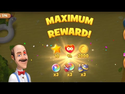 Game Gardenscapes level 7095 - 7106 Maximum Reward ❤️ Gameplay Well Done