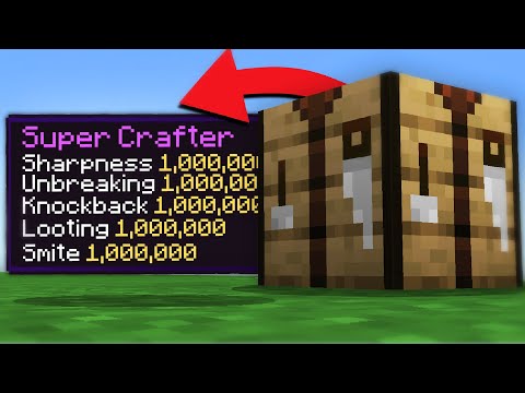 Minecraft, But Crafting Gives OP Enchants...