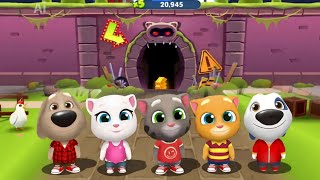 Talking Tom Gold Run: Strange World Update – Tom, Angela, Hank, and Ginger vs Ben