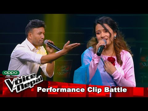 Sameera Vs Karna "Aaja Hamro Bhet Vako Dina" Battle Round - The Voice of Nepal 2021