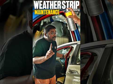 Car Rubber Beading (Weatherstripping) Maintenance 101 🧑‍🔧 #cars24